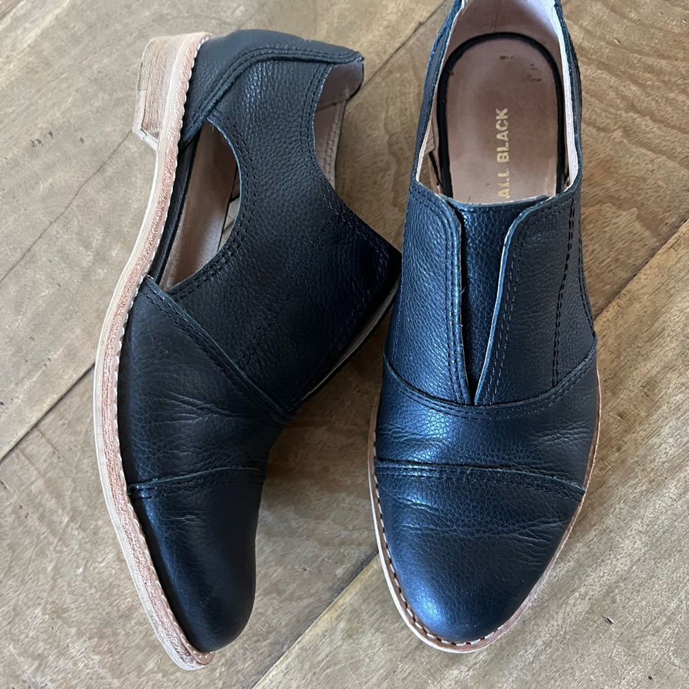 ALL BLACK Cutout Cowman- Black Size 38